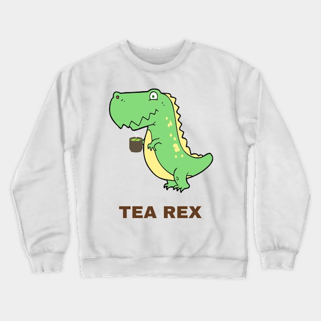 Tea Rex 2 Crewneck Sweatshirt by XHertz